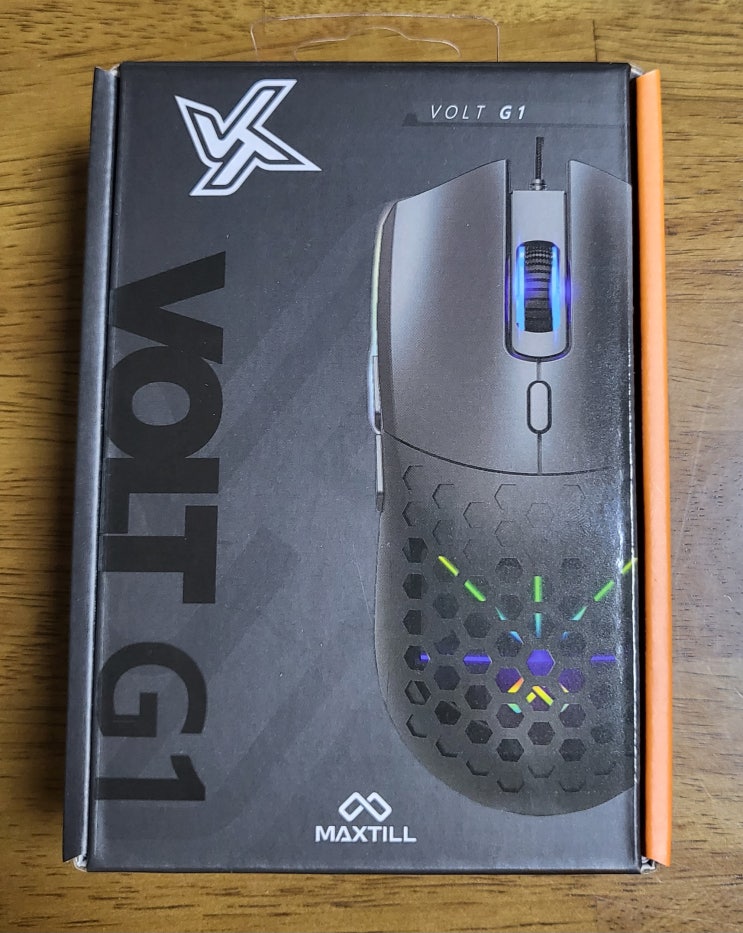 맥스틸 <b>MAXTILL</b> VOLT G1 <b>광축</b> <b>게이밍 마우스</b> 블랙