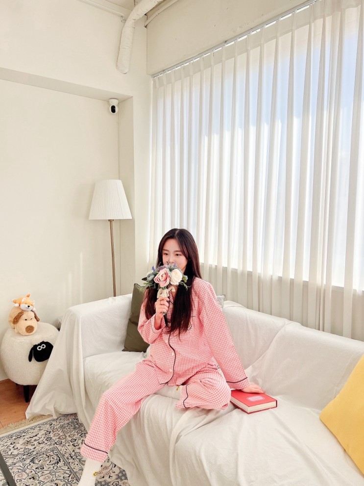 자주 잠옷 파자마 슬립웨어 콜라보레이션 JAJU X LOVE 제품 후기