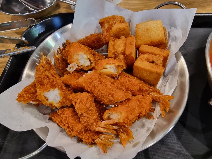 [수철이네왕새우튀김 구읍뱃터 본점] 영종도 2차로 갈만한 분식 맛집