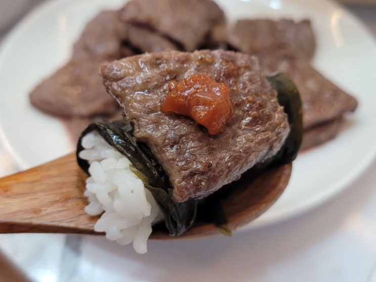  집밥 부대찌개, 살치살 먹방️