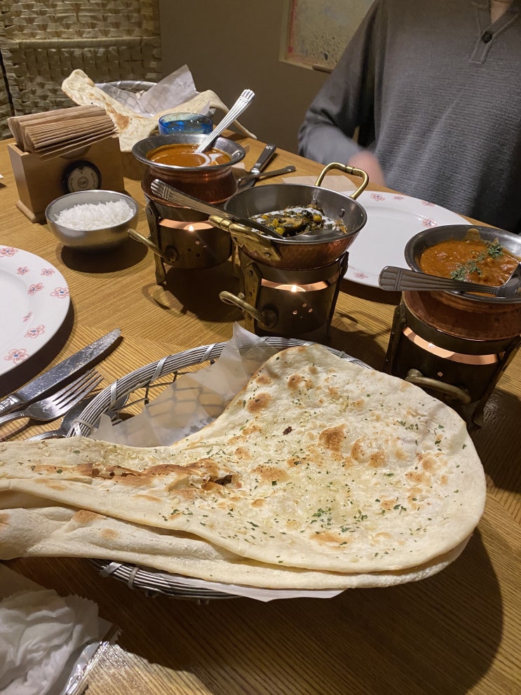  인도 커리 전문점. 전주 중화산동 마살라. 런치 정식