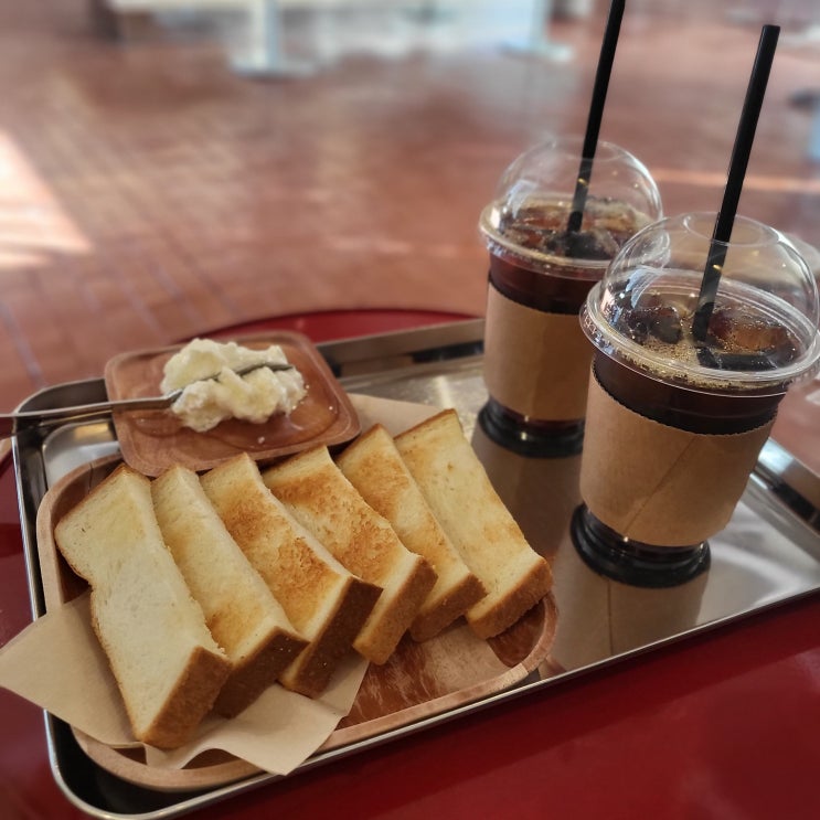  울산 매곡 카페 : 카이막 먹으러 방문한 샌드커피 논탄토