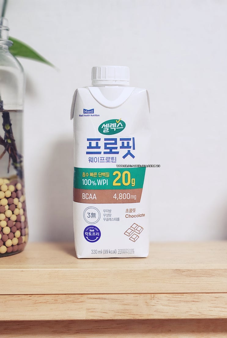  단백질 음료가 초코맛이라니 시도는 좋네 매일 셀렉스 프로핏 웨이프로틴 초코 초콜릿