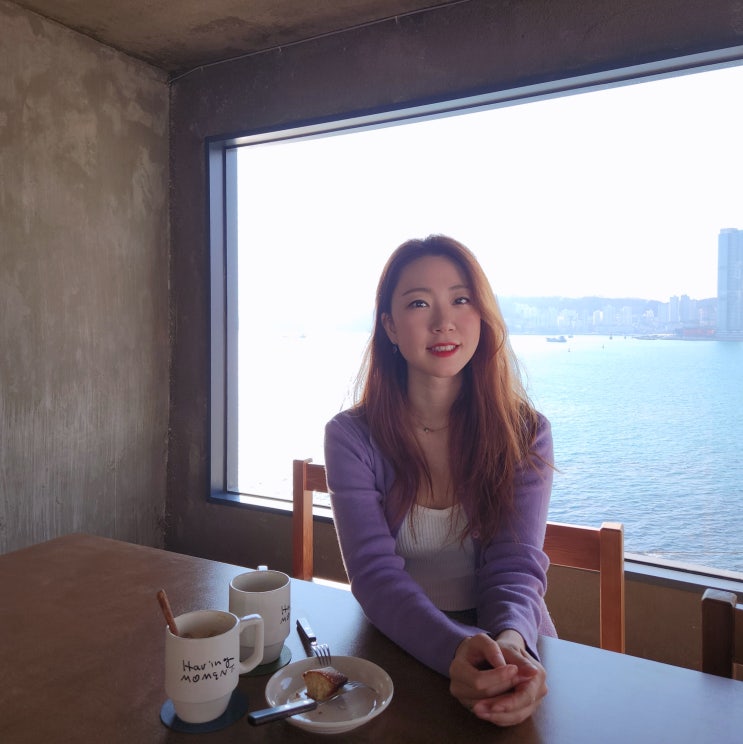  영도 흰여울문화마을카페 해빙모먼트 여유로웠다