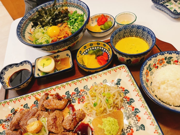  노원 가정식 스테이크 전문점,미도인 & 롯데백화점 허니번