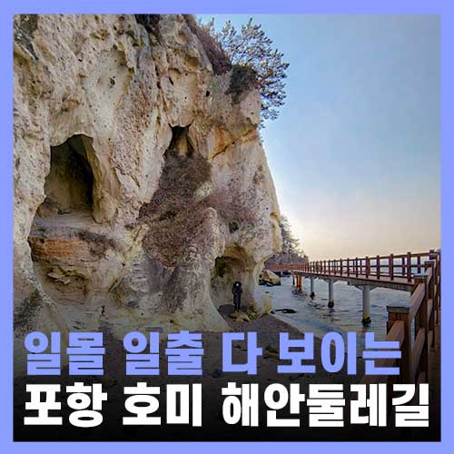  포항 일몰 일출 해돋이 호미반도 해안둘레길 코스