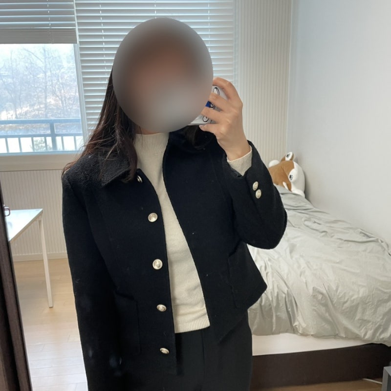 올리브데올리브 트위드자켓, 숏코트, 슬랙스 구매 후기 (백화점 구입)