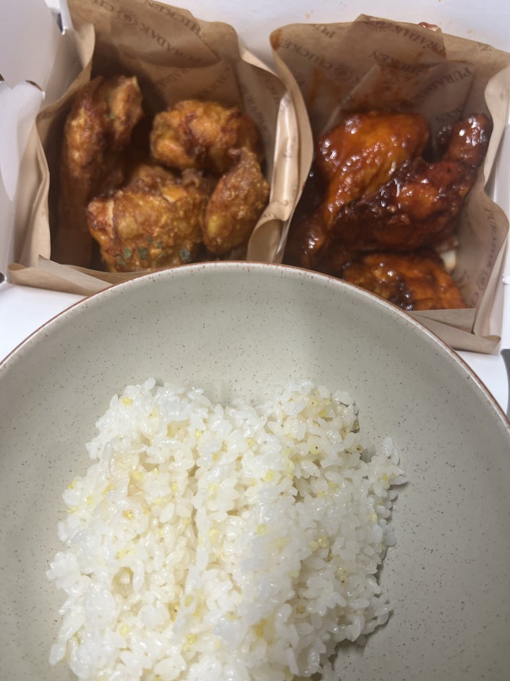  푸라닭 메뉴추천 악마치킨 블랙알리오