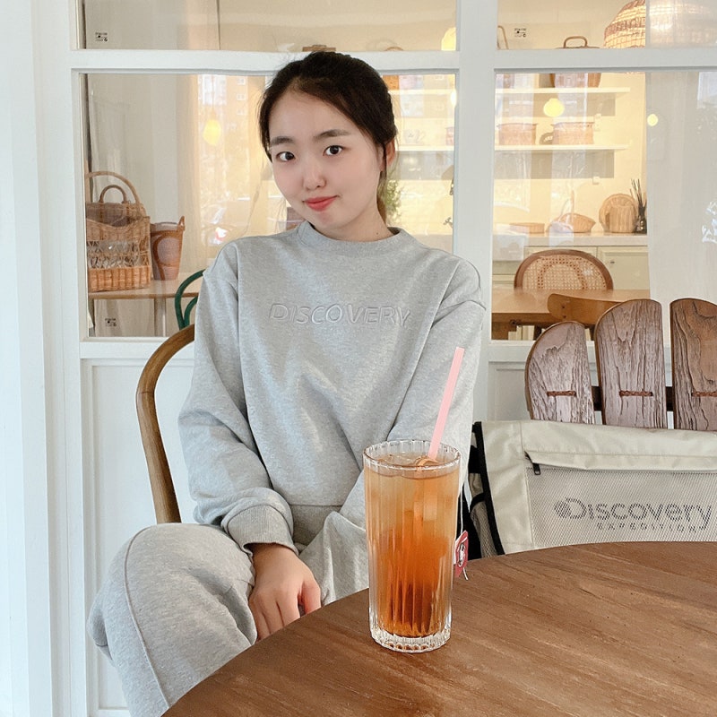 디스커버리 크롭 트레이닝세트, 봄코디 여성 트레이닝 세트 추천