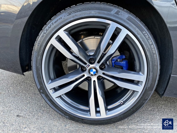 BMW 6GT 630i 20인치 648M 다이아몬드 컷팅 휠수리 휠복원