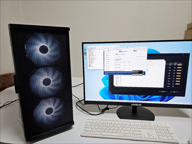  27인치 QHD 75Hz IPS 패널 모니터 지마스타 JE271L7711