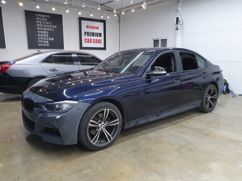 시흥 신현로38번길 / 골드스파클 전체랩핑(보험수리) / BMW /3시리즈 (F30)
