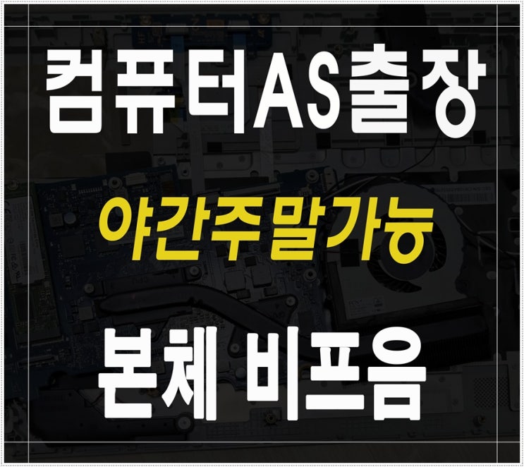  일산 컴퓨터수리 출장AS 본체 삐삐삐 소리 출장AS 해결 야간 주말 가능