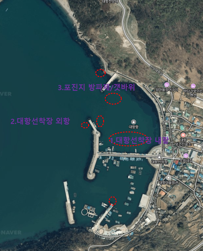  부산 가덕도 대항 주차와 낚시 포인트 정보