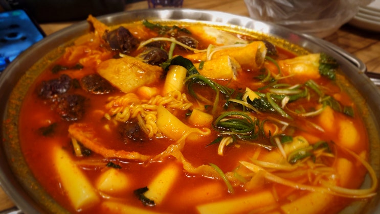  깻잎 순대 떡볶이
