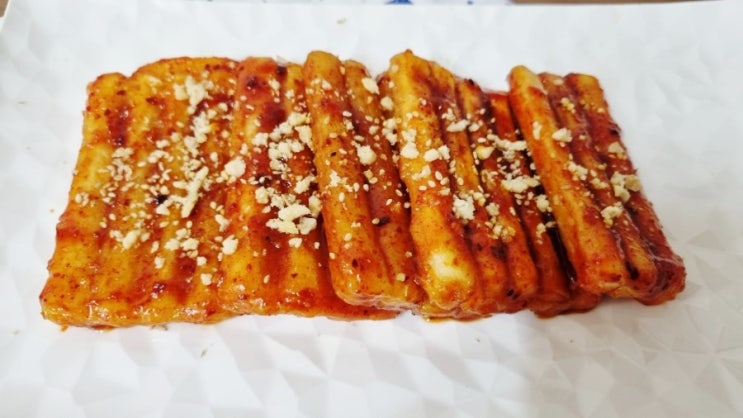  아이들 간식/떡꼬치/꼬지없는 떡꼬치
