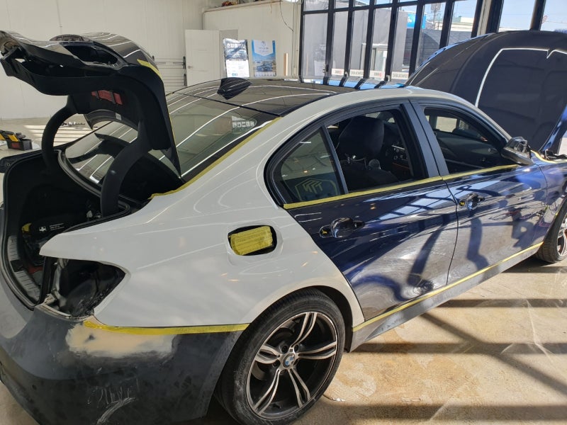 시흥 신현로38번길 / 골드스파클 전체랩핑(보험수리) / BMW /3시리즈 (F30)