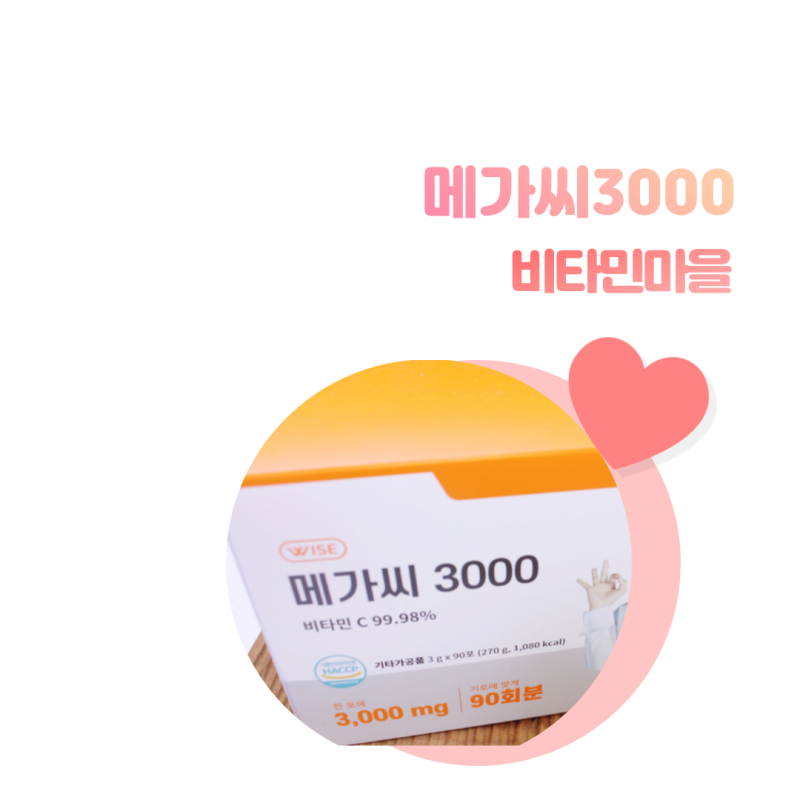 천연비타민C 비타민마을 메가씨 3000