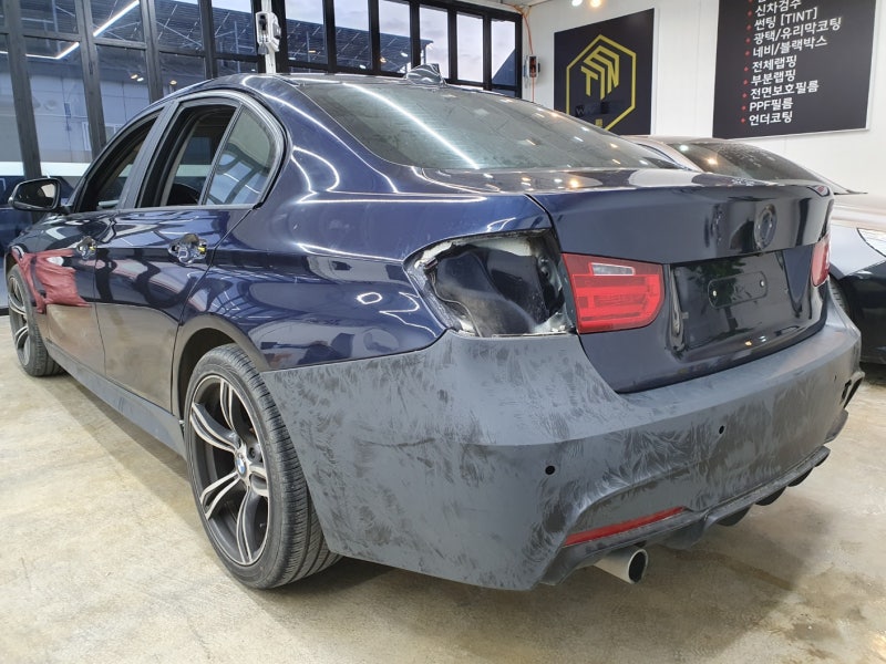 시흥 신현로38번길 / 골드스파클 전체랩핑(보험수리) / BMW /3시리즈 (F30)