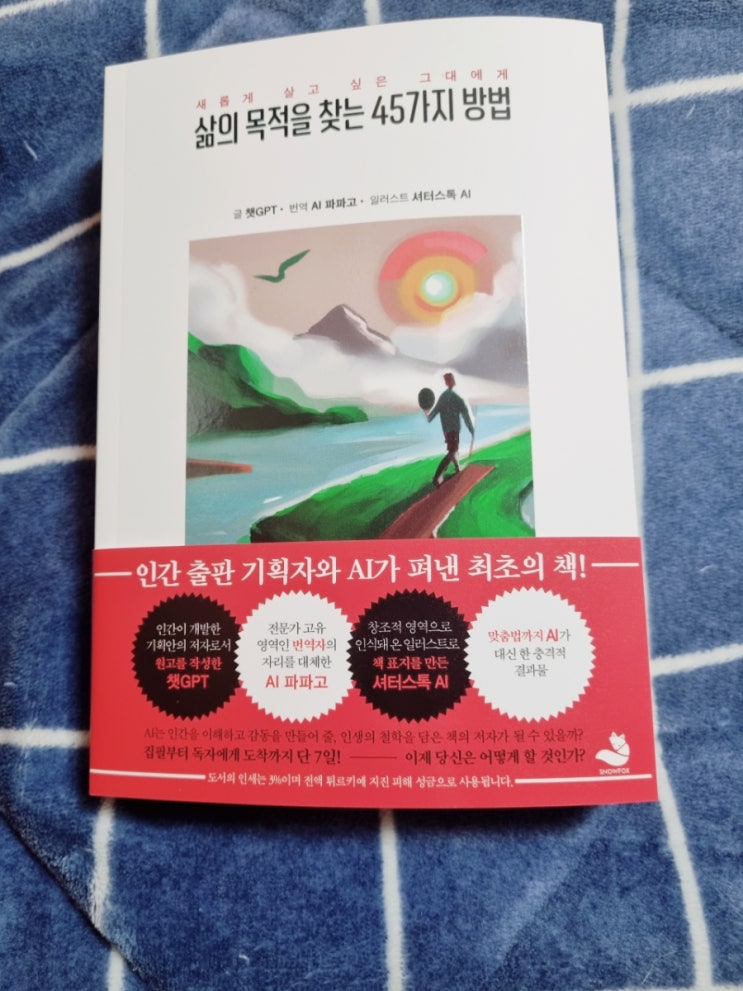  삶의 목적을 찾는 45가지 방법 : chat gpt 유용하지만 과연 ? / ai가 쓴책