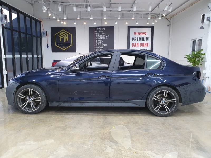 시흥 신현로38번길 / 골드스파클 전체랩핑(보험수리) / BMW /3시리즈 (F30)