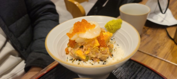  용산역 맛집 아이파크몰 7층 스시산 블루 카이센동 후토마키 솔직후기