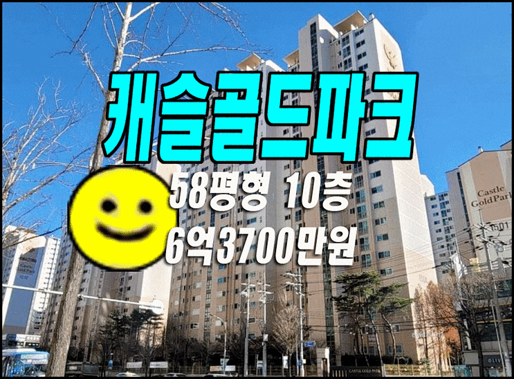 대구 아파트 경매 수성구 황금동 캐슬골드파크  58평 아파트경매