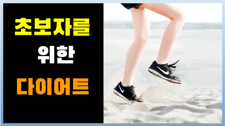  초보자를 위한 다이어트 방법
