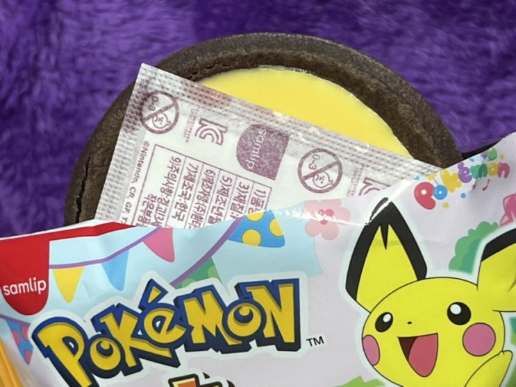  POKEMON 포켓몬빵 피츄의 달콤상콤 타르트 러블리 띠부씰