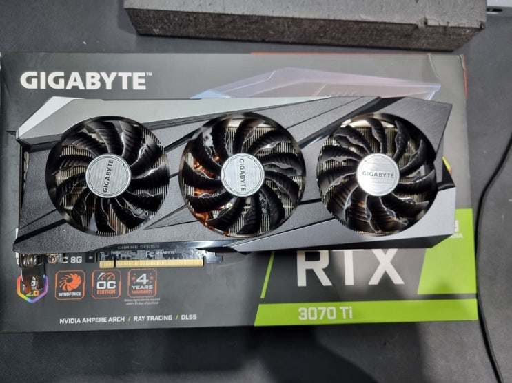  청주 컴퓨터업그레이드 그래픽카드 RTX 3070Ti 교체