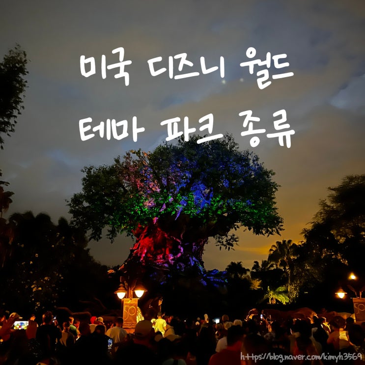  미국 플로리다 올랜도 디즈니월드 테마 파크 종류 및 즐길거리 추천