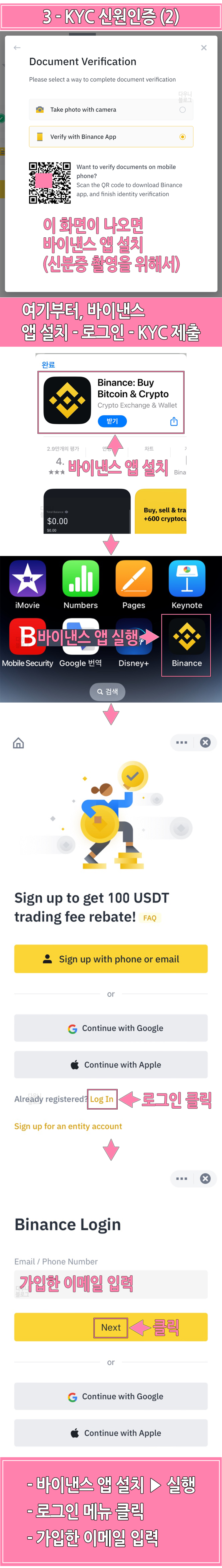 바이낸스 회원가입 / 한국어 KYC : 네이버 블로그