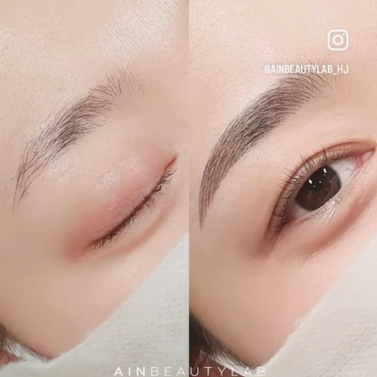  건대눈썹문신 눈썹문신 하나로 이미지가 바뀝니다 어디서? 아인뷰티랩건대점