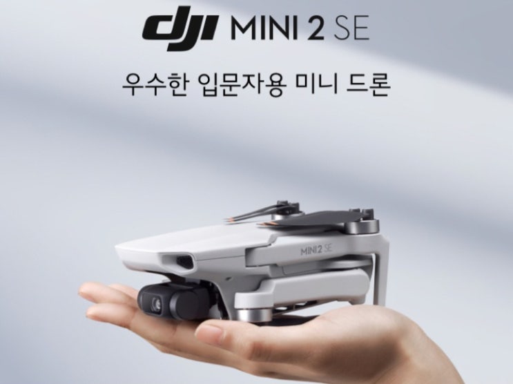  초보자용 입문드론으로 추천하는 미니드론 DJI Mini 2 SE