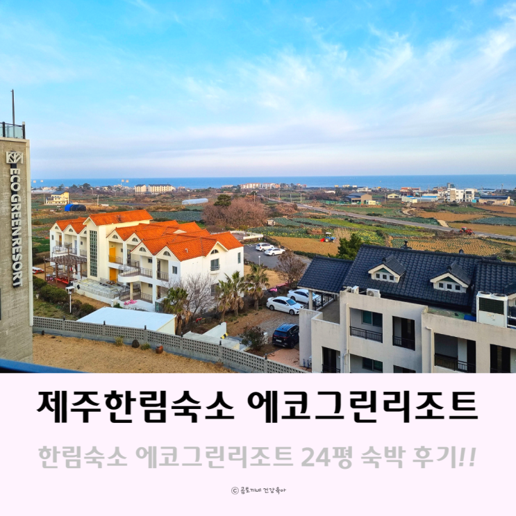 제주한림숙소 서울시공무원연수원 에코그린리조트 24평 숙박후기