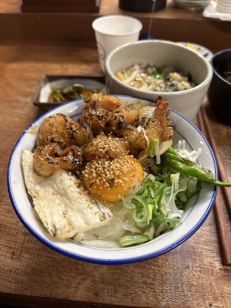  혼술, 혼밥하기도 좋은 대구 동성로 든해 대창덮밥 호르몬동 맛집 먹고 나면 속이 든든해