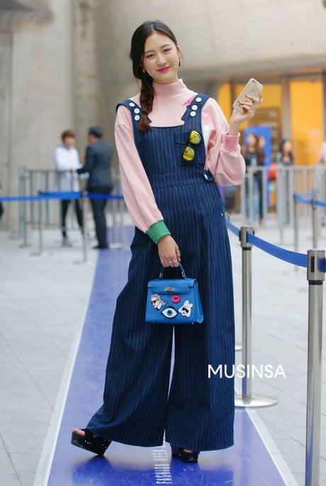  봄 스트릿 패션 - 멜빵 바지 이렇게 입으면 나도 패피!