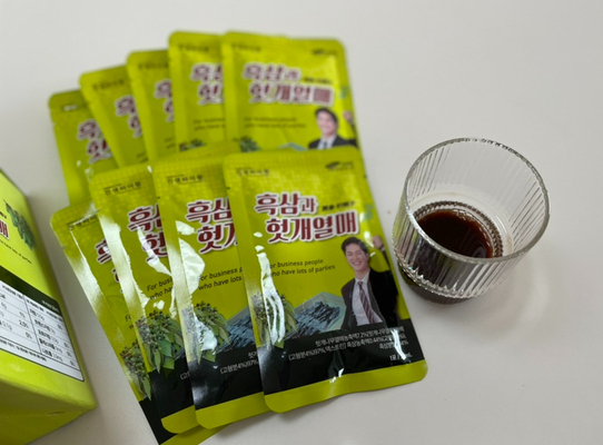 진생바이팜 약사가 개발한 흑삼과 헛개열매 숙취해소제