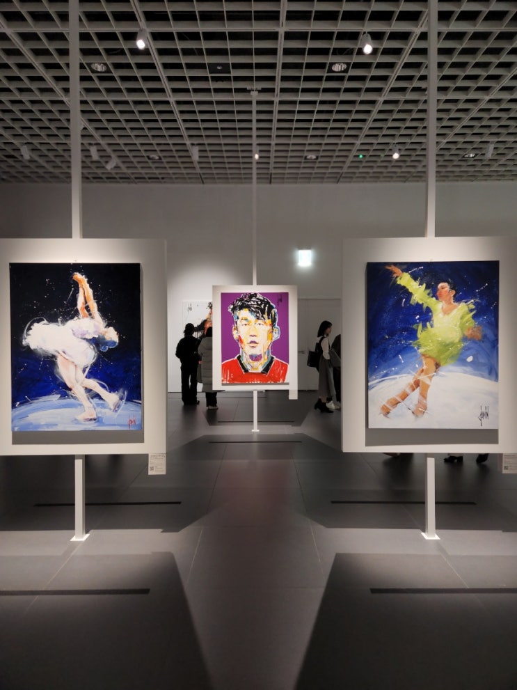더현대서울 <b>2주년</b> 기념  ALT.1... 한국의 별 '<b>김연아</b>' 그림 후기