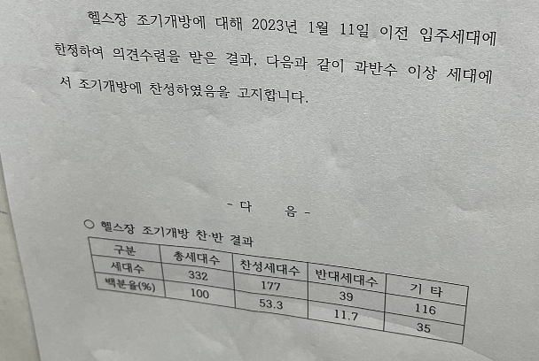 아파트 헬스장 오픈런!!! 아파트 헬스장 오픈런!!!