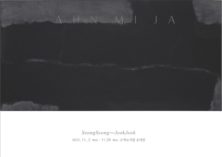  안미자 개인전 :: SeongSeong-JeokJeok 성성적적