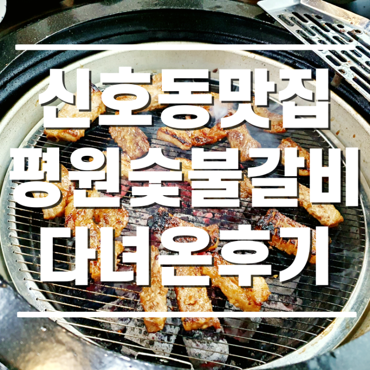  [신호동맛집] 부산 평원숯불갈비 다녀온 후기