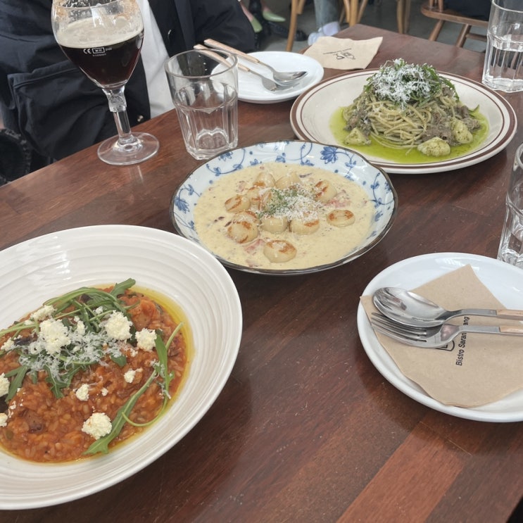  합정역 최고 맛집 비스트로사랑방에서 뇨끼 먹었어요 최고 맛난다