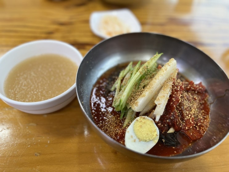  화성 융건릉 청학동칡냉면, 겨울에도 줄 서는 맛집