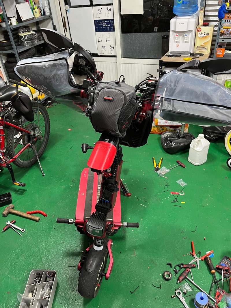 대전 전동킥보드 수리 듀얼트론 울트라 블랙박스 장착기 및 주행 보조배터리 장착 : 네이버 블로그