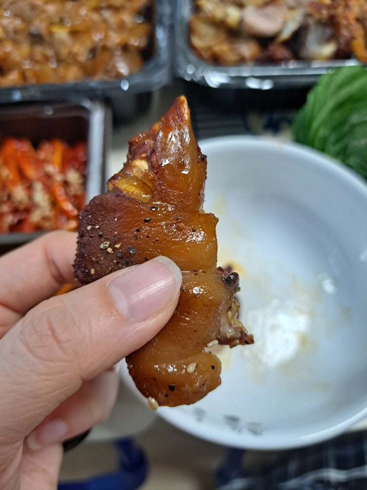 [모란역 맛집] 마왕족발 성남모란점 : 마왕 통구이와 직화 소금구이를 한 번에 먹을 수 있는 천사세트 배민 후기(내 돈 내산)