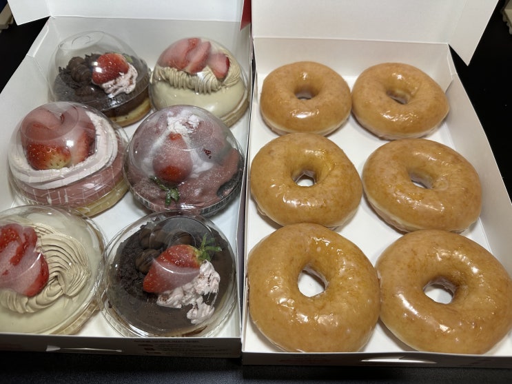  크리스피 크림 도넛 시즌 한정 상품 리얼베리 도넛 가격 칼로리