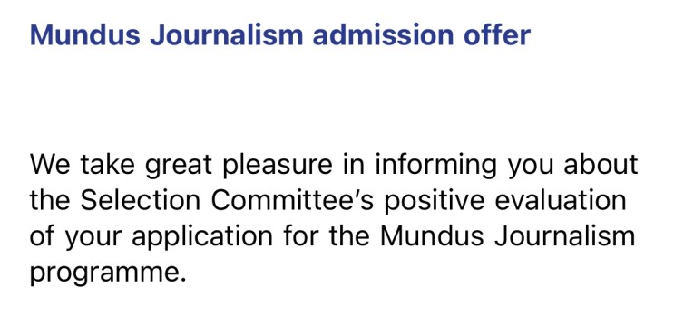 11. 붙었슈!(Erasmus Mundus Master’s Programme - Journalism, Media & Globalization) 에라스무스 문두스 석사