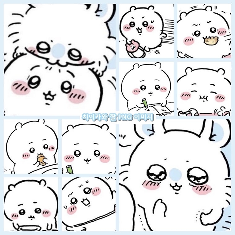 치이카와 짤 gif PNG 스티커 자료 : 네이버 블로그