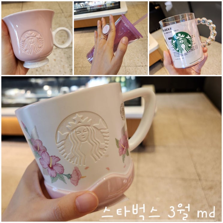  스타벅스 3월 신상MD 무궁화 머그와 스프링MD
